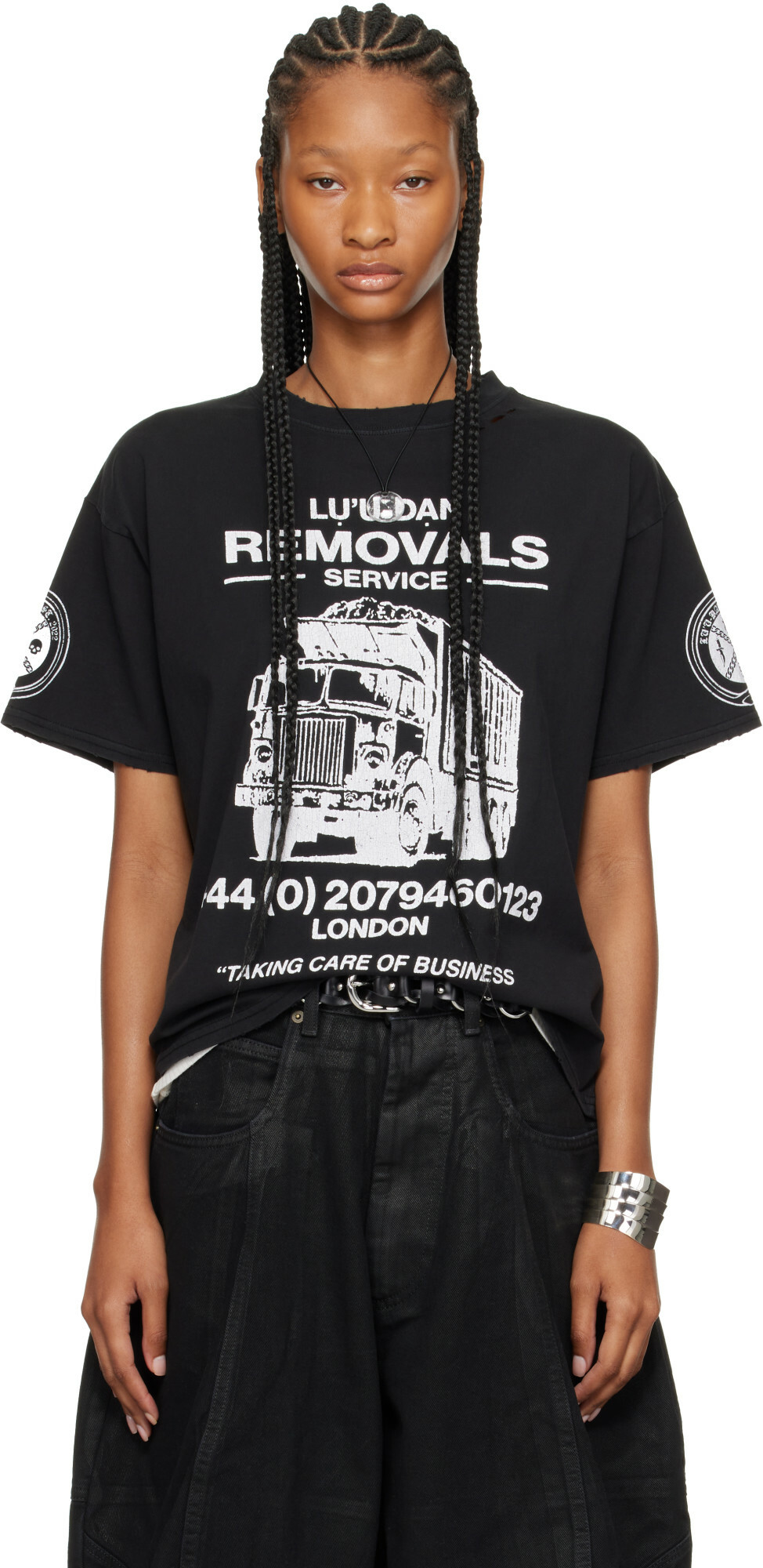 LU'U DAN Black Box T-shirt