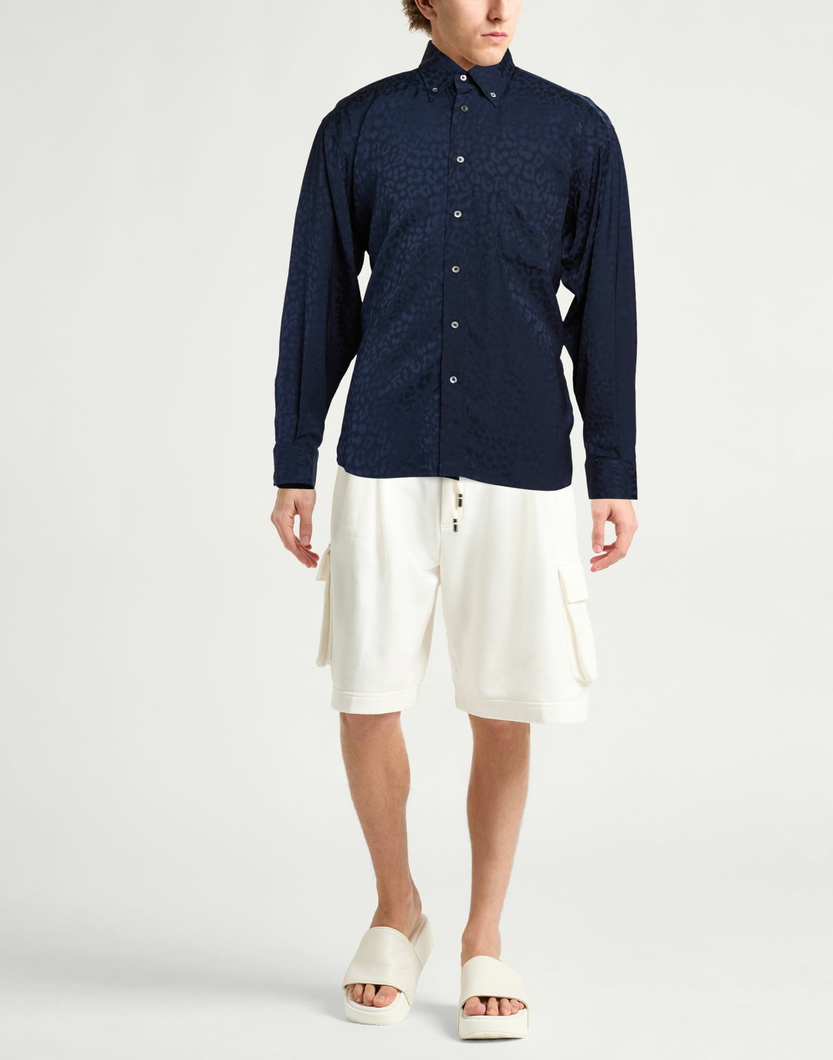 Tom Ford Mens Shirt in Navy