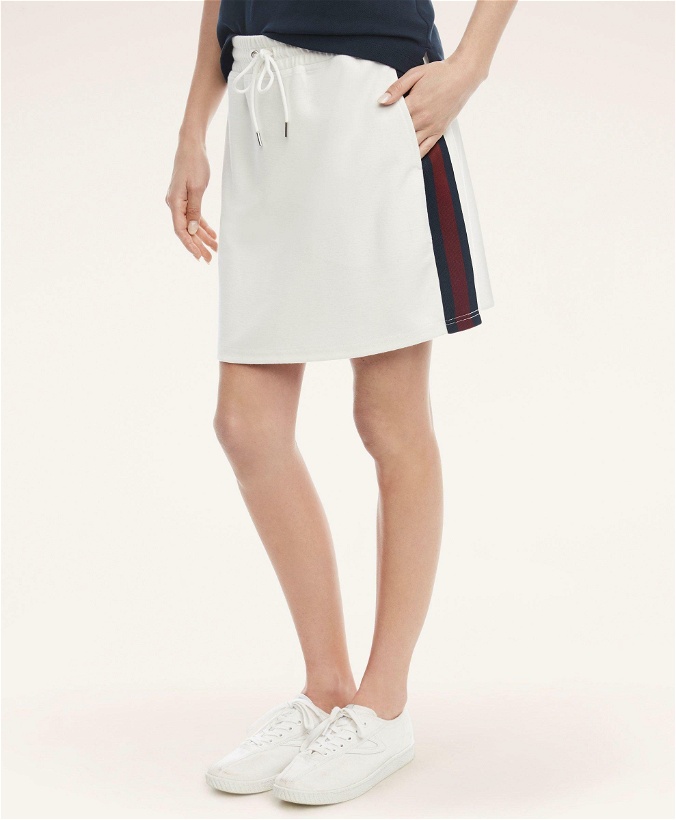 Photo: Brooks Brothers Women's Knit Tennis Skirt | White