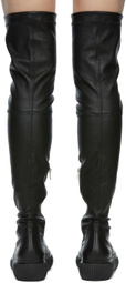 Lanvin Black Arpège Thigh-High Boots