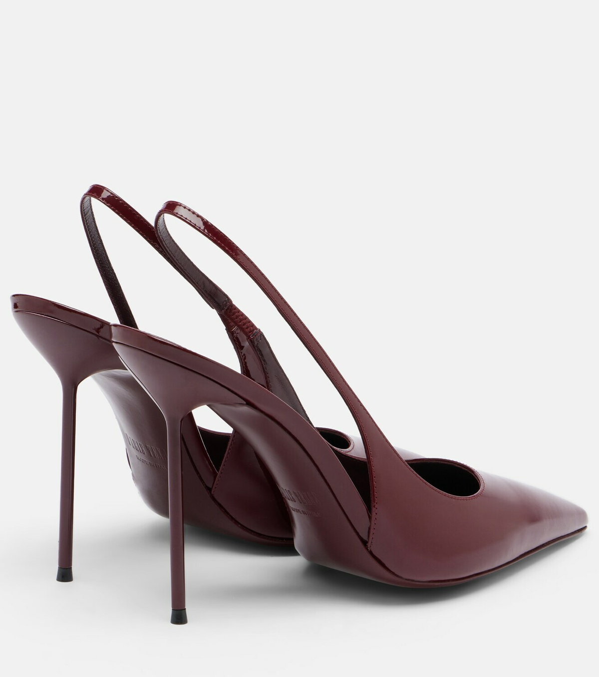 Paris Texas Lidia patent leather slingback pumps