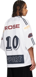 Martine Rose White Oversized Hockey T-shirt
