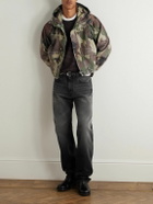 424 - Camouflage-Print Cotton-Ripstop Hooded Jacket - Green