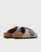 Birkenstock Kyoto Fe/Le Grey - Mens - Sandals & Slides