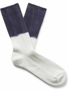 Rostersox - Dip-Dyed Cotton-Blend Socks
