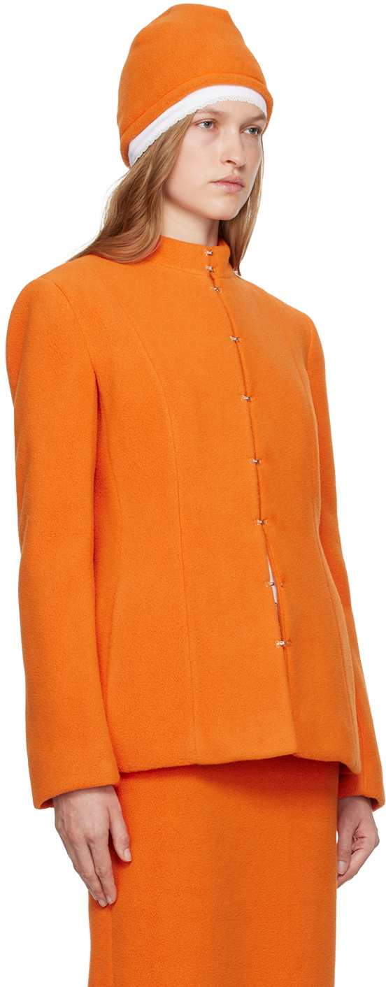 COLLEEN ALLEN SSENSE Exclusive Orange Victorian Jacket