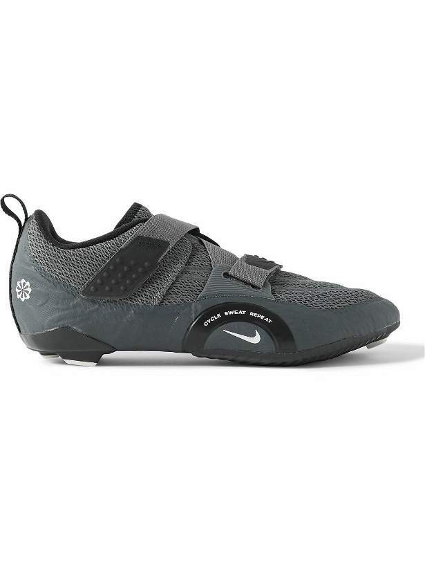 Photo: Nike Training - SuperRep Cycle 2 Next Nature Mesh Cycling Shoes - Gray