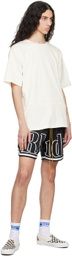 Rhude Black Polyester Shorts
