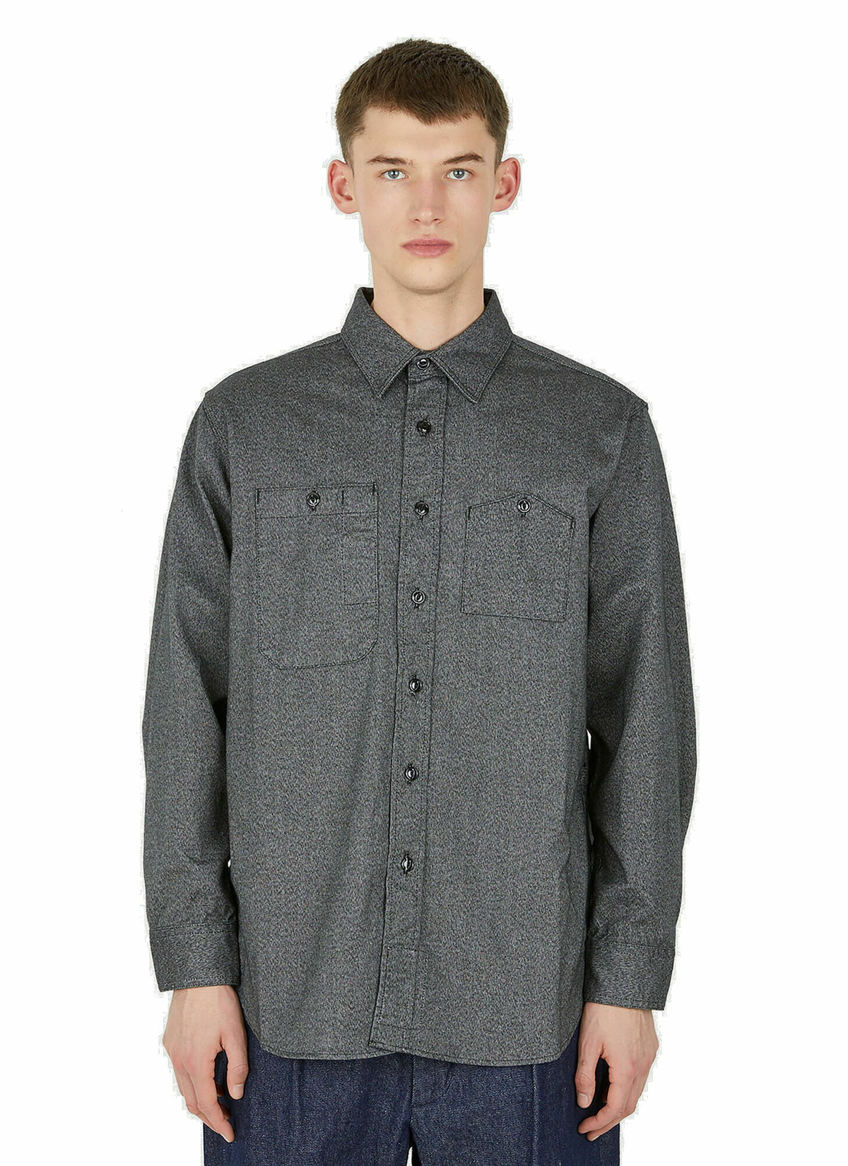 Work Shirt in Grey Engineered Garments