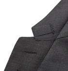 TOM FORD - O'Connor Mélange Wool-Blend Suit Jacket - Gray