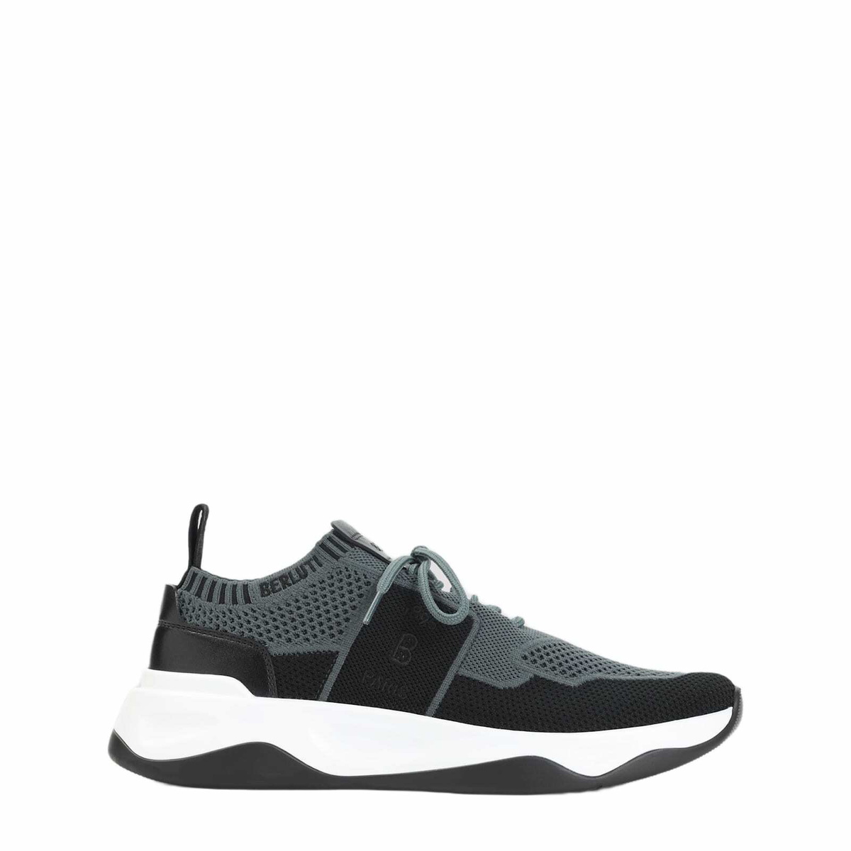 BERLUTI ブラック レザー スニーカー 9 YA0024 BERLUTI ブラック レザー スニーカー 9 YA0024 BERLUTI ブラック