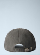 Palm Angels Curved Logo Distressed Cap