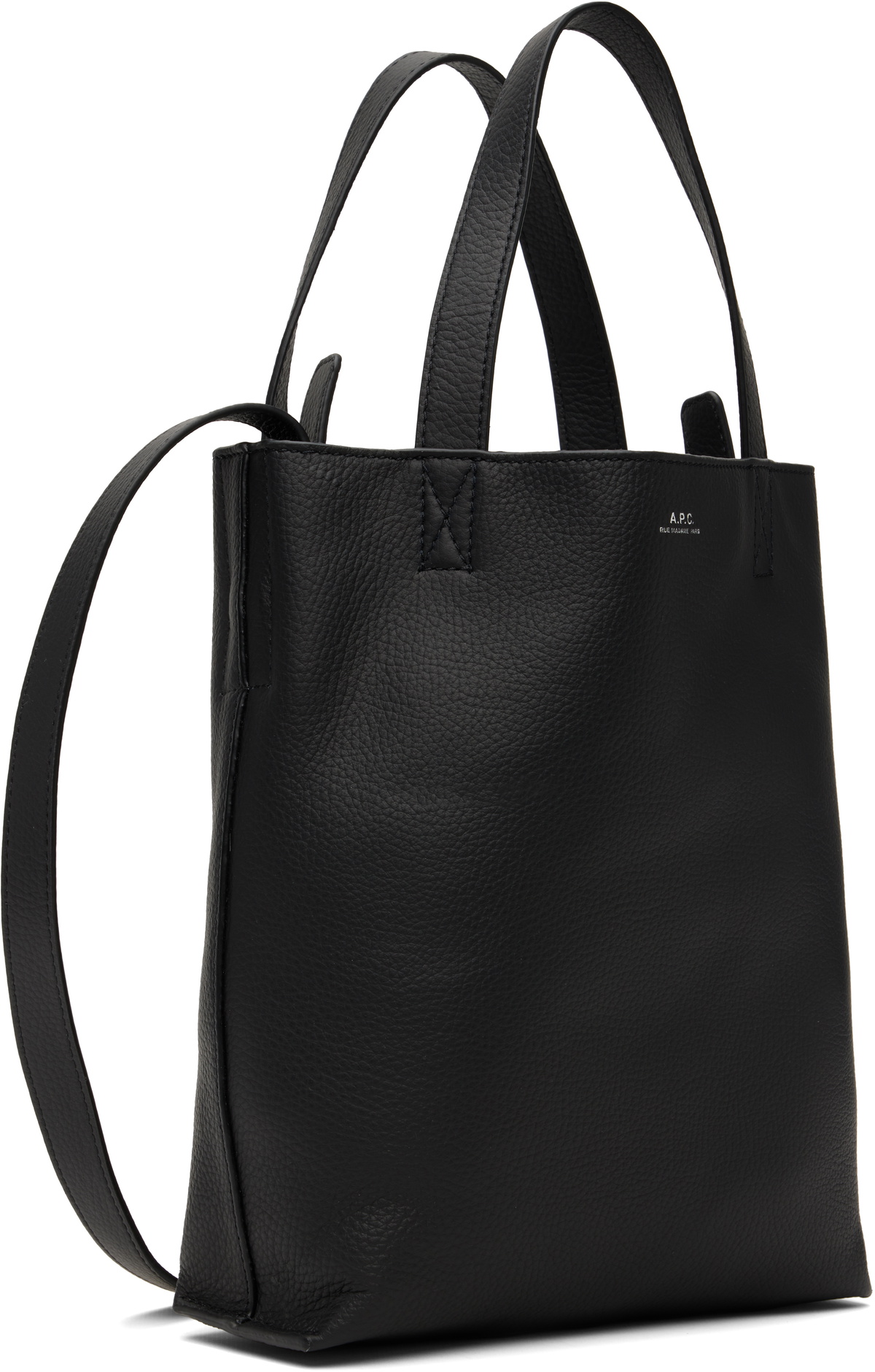 A.P.C. Black Maiko Small Shopping Tote