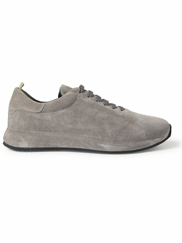 Photo: Officine Creative - Race Suede Sneakers - Gray