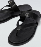 Christian Louboutin - Leather logo sandals