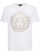 VERSACE - Medusa Printed Cotton T-shirt
