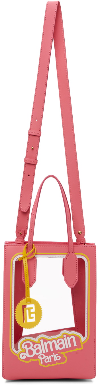 Balmain x Barbie Monogram Shopping Tote Bag