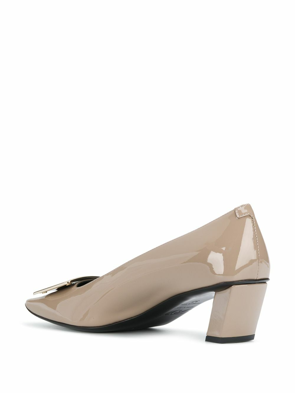 roger vivier belle vivier leather pumps