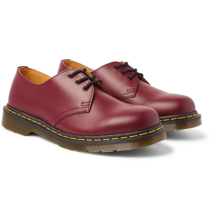 Photo: Dr. Martens - 1461 Leather Derby Shoes - Burgundy