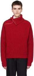 Jacquemus Red Le Chouchou 'La Maille Vega' Sweater