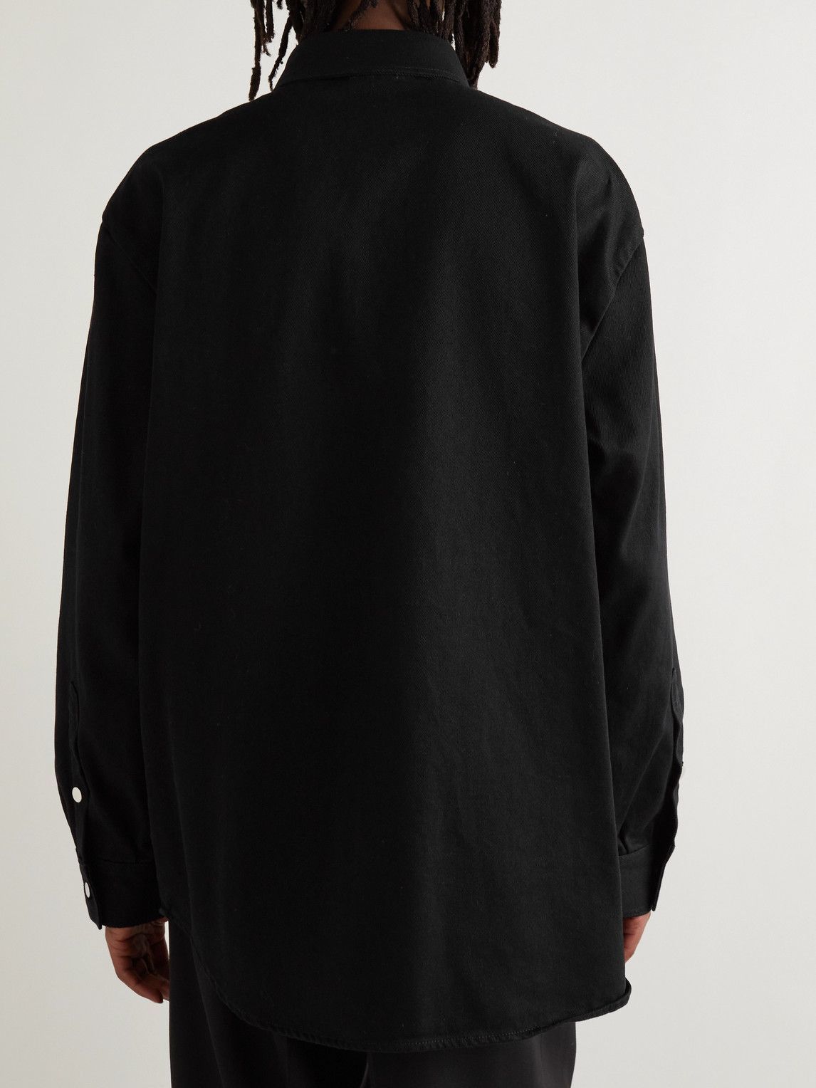a*e様 22AW RAF SIMONS SMILEY デニムシャツ S a*e様 22AW RAF SIMONS SMILEY デニムシャツ S - メルカリ