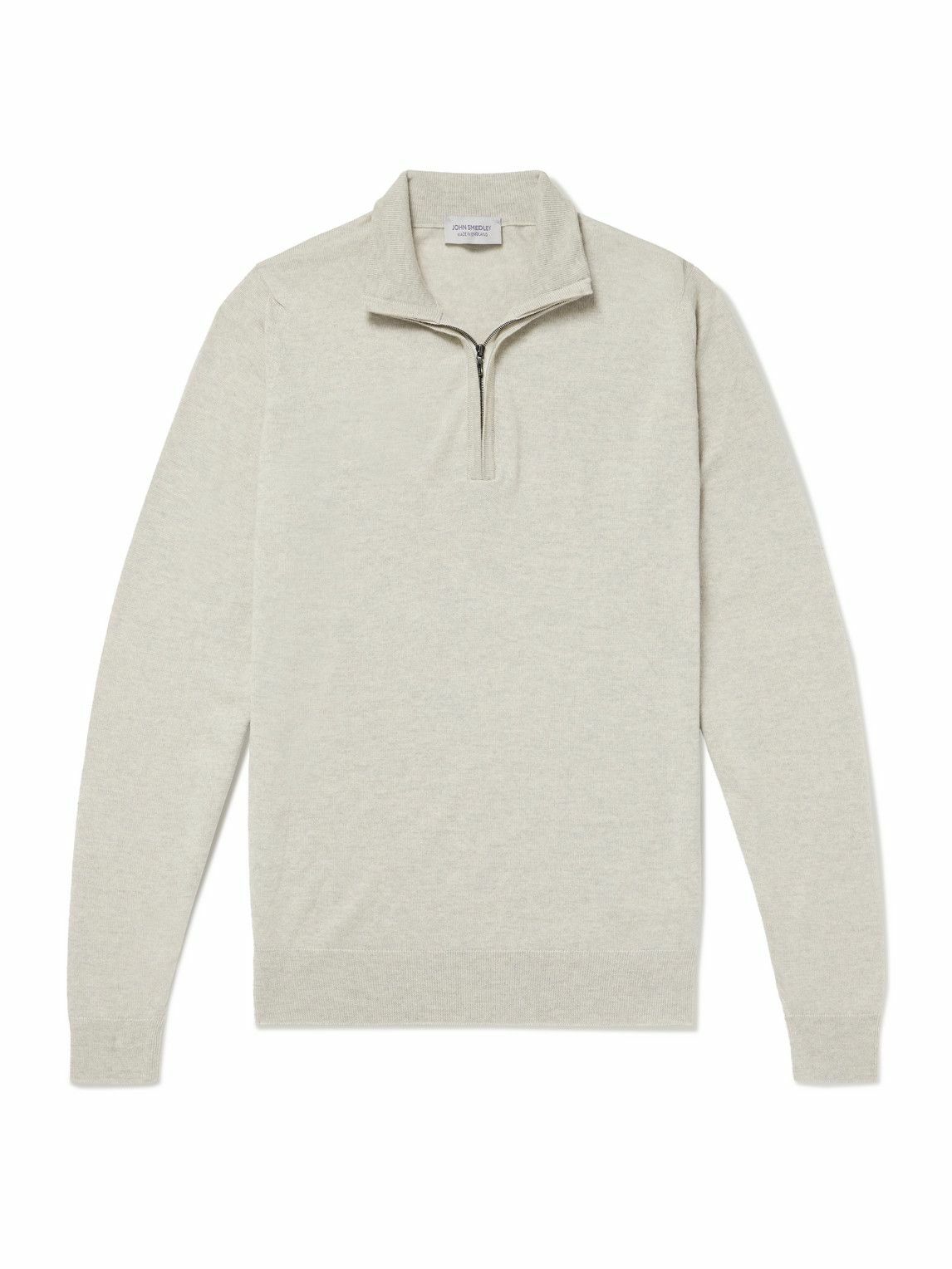 John Smedley - Burley Slim-Fit Merino Wool Cardigan - Gray John