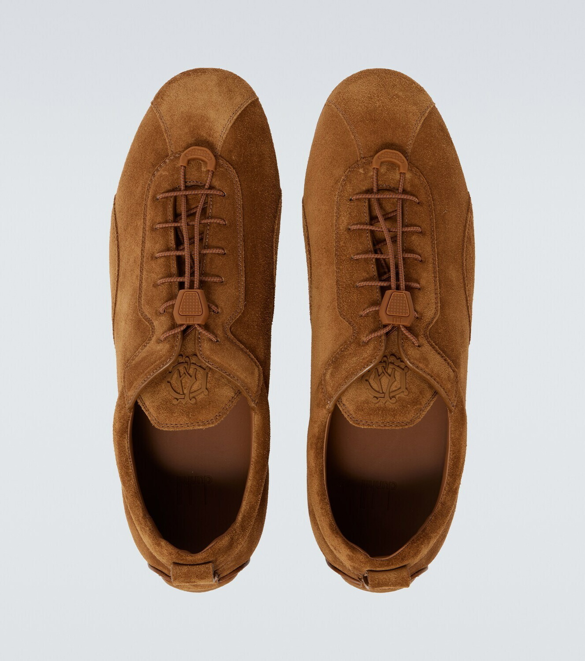 Dunhill Davies Automotive suede sneakers
