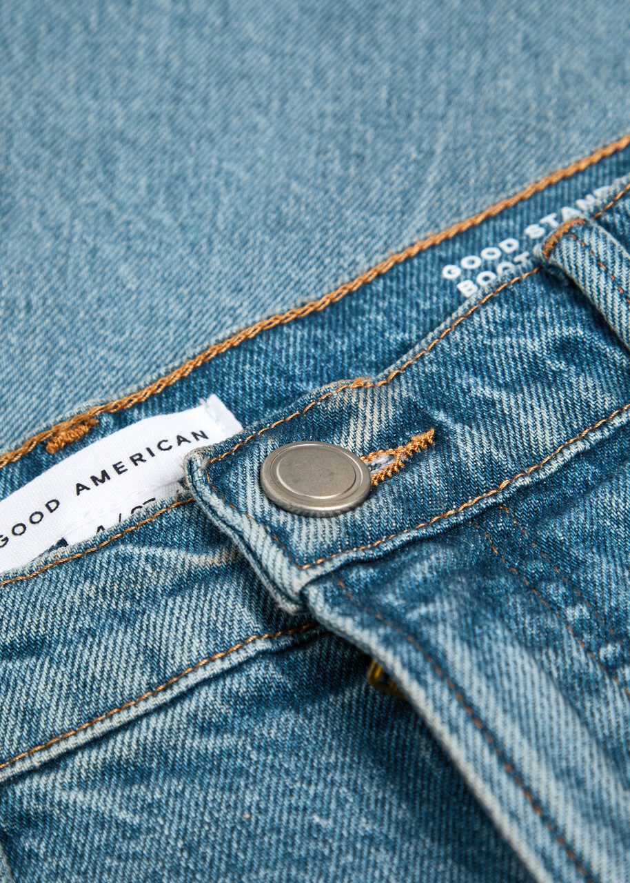 Good American Good Standard Bootcut-leg Jeans Blue