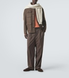 Loro Piana Isaac virgin wool crêpe straight pants