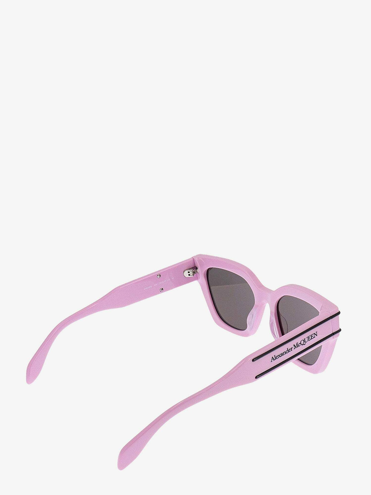Sunglasses Alexander-McQueen LIGHT PINK Alexander Mcqueen Acetate Cat-Eye Sunglasses W/ Logo Detail  main image 4