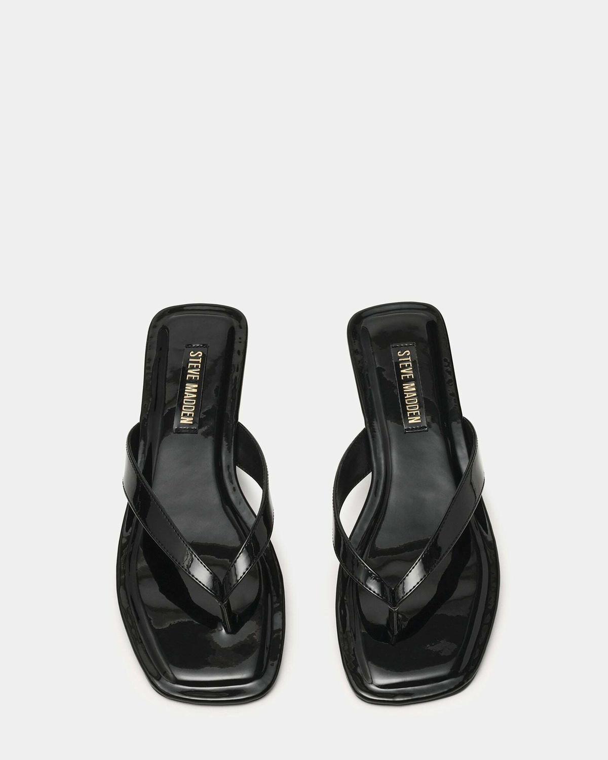 Steve Madden Trella Sandals in Black Patent