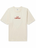 C.P. Company - Logo-Print Cotton-Jersey T-Shirt - Neutrals