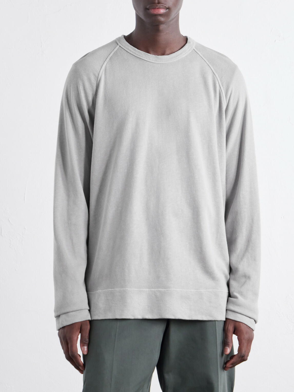 James Perse - Garment-Dyed Loopback Supima Cotton-Jersey Sweatshirt - Gray