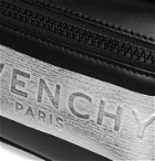GIVENCHY - Logo-Detailed Leather and Shell Belt Bag - Black