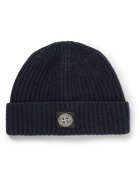 Stone Island - Logo-Appliquéd Ribbed Wool Beanie