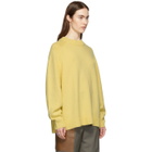 Tibi Yellow Cashmere Oversized Sweater