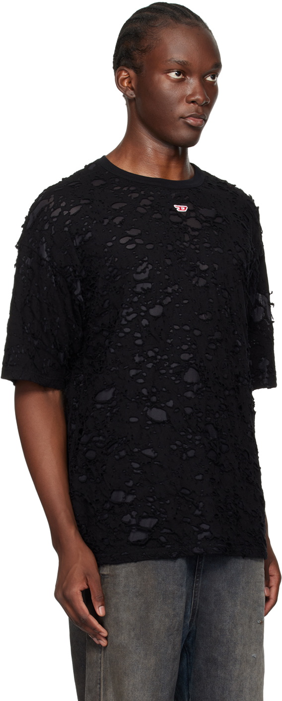 DIESEL ★ T-Boxt-Q3 Tシャツ Diesel Black T-Boxt-Q3 T-Shirt Diesel