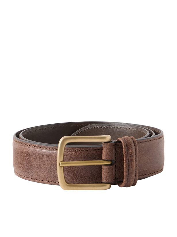 Photo: Anderson's - 2.8cm Leather Belt - Brown