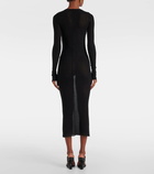 Rick Owens Knitted midi dress