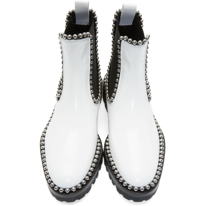 Alexander Wang White Spencer Boots Alexander Wang