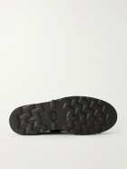 Yuketen - Military Plain Waxed-Suede Derby Shoes - Black