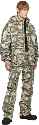 RCOS Khaki Taped Seam Shell Jacket
