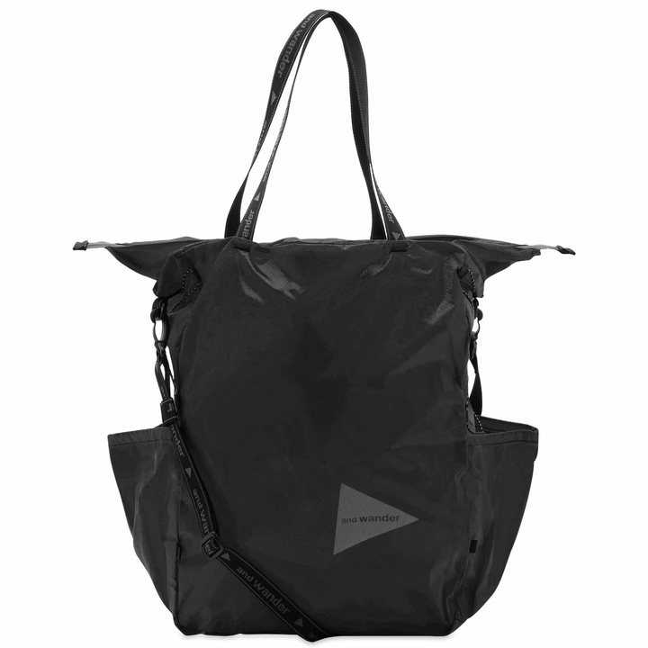 Photo: And Wander Men's Sil Tote Bag in Charcoal