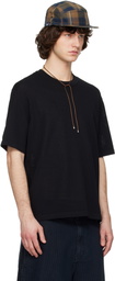 Solid Homme Black Knit T-shirt