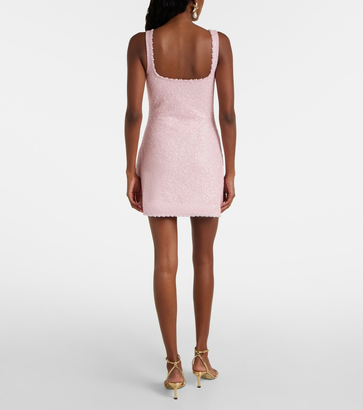 Clio Peppiatt Marina embellished minidress