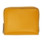 Smythson Yellow Wigmore Coin Purse Wallet