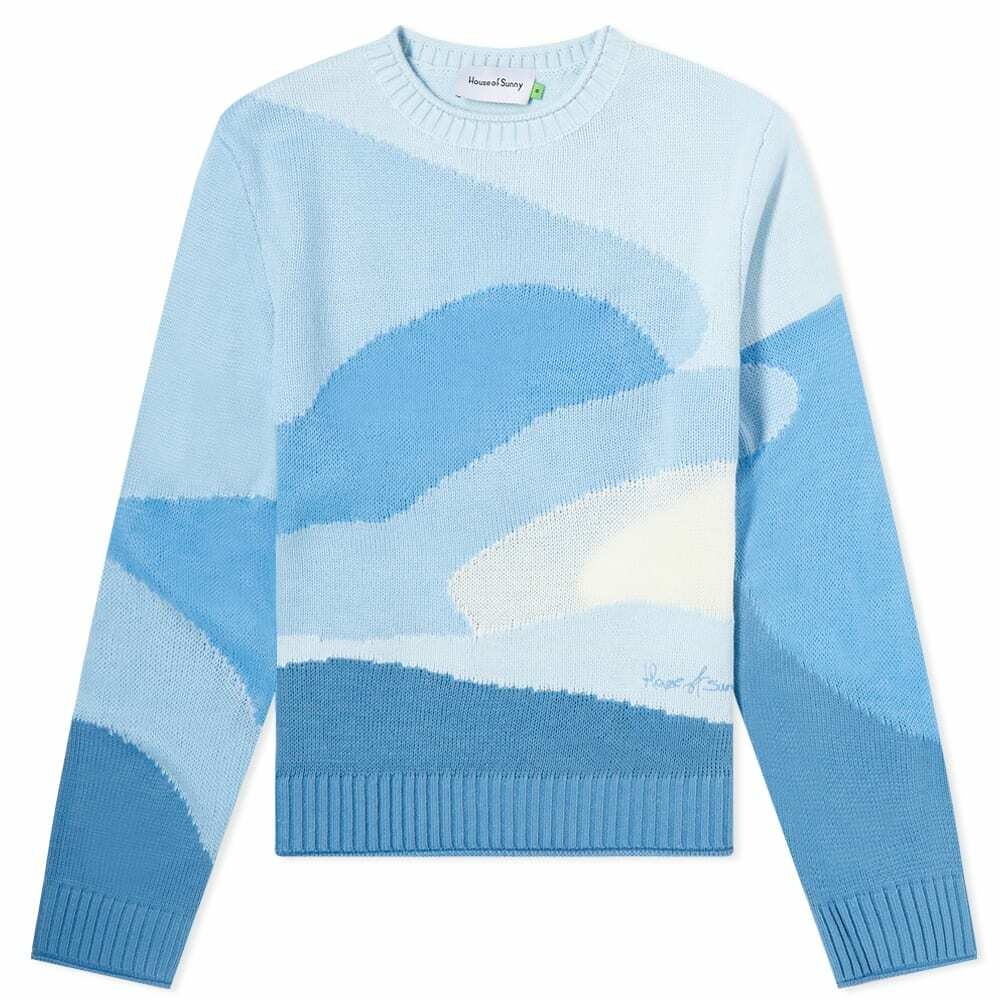 House Of Sunny Women's Kelly Landscape Knitted Jumper in Multi House Of ...