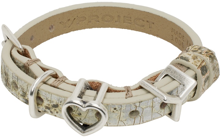 Photo: Y/Project Gray Y Heart Belt Bracelet