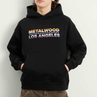 Metalwood Studio Men's Flyer Hoodie in Black
