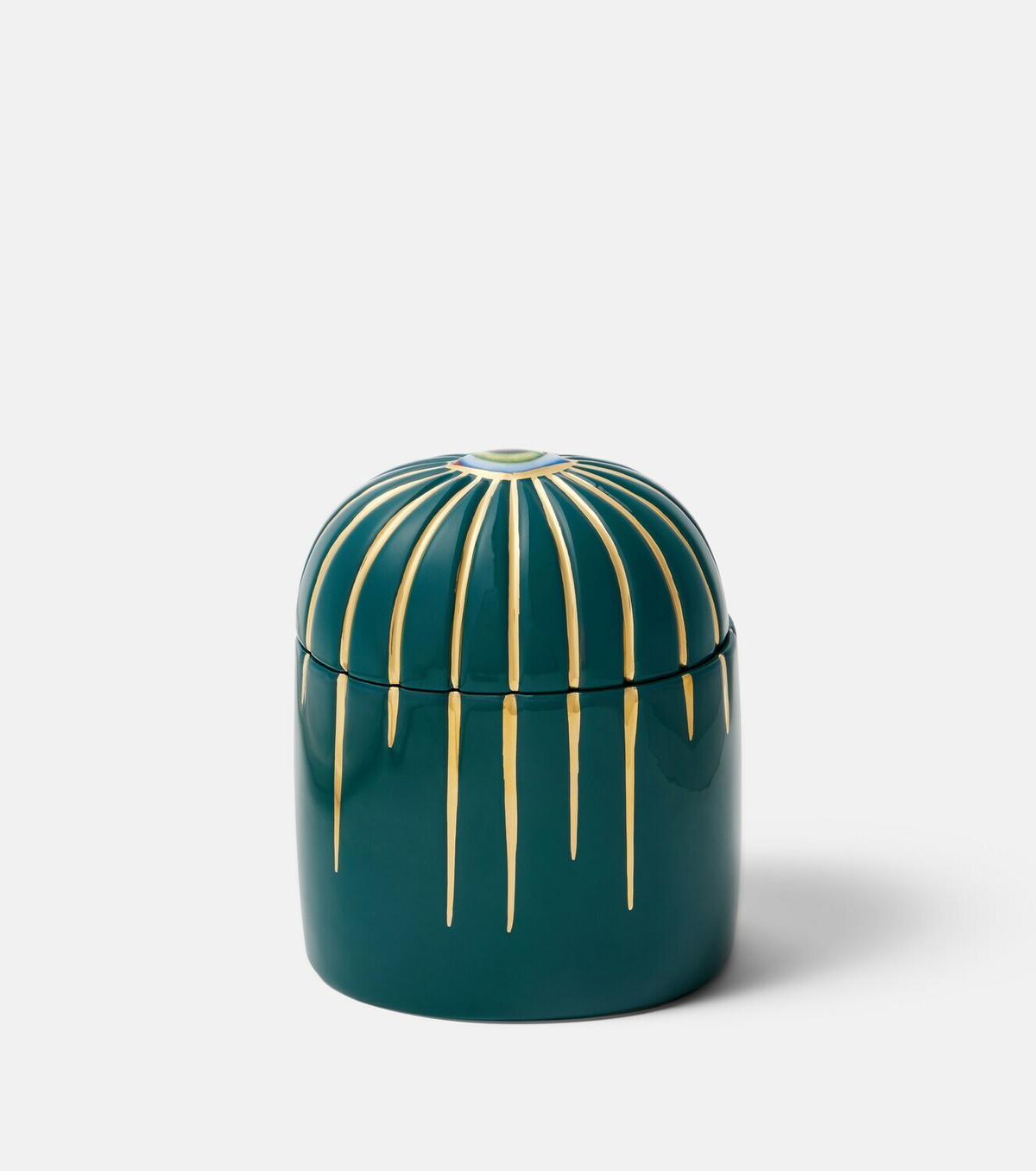 L'Objet Lito gold-plated porcelain candle